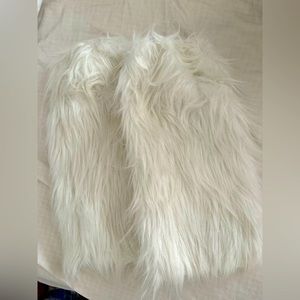 Fluffy Fuzzy Leg Y2K style Warmers